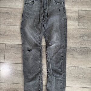 Gap Boys Gray Distressed Jeans - Size Large